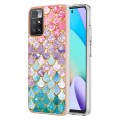 For Xiaomi Redmi 10 Electroplating IMD TPU Phone Case(Colorful Scales)