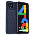 For Google Pixel 4 Thunderbolt Shockproof TPU Phone Case(Blue)