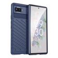 For Google Pixel 6a Thunderbolt Shockproof TPU Phone Case(Blue)