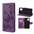 For Xiaomi Redmi Note 11 5G Butterfly Embossed Horizontal Flip Leather Phone Case with Card Slot & H