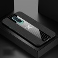 For OnePlus 8 XINLI Stitching Cloth Texture Shockproof TPU Phone Case(Black)