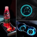 2 PCS Car Constellation Series AcrylicColorful USB Charger Water Cup Groove LED Atmosphere Light(Cap