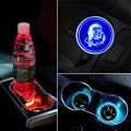 Car AcrylicColorful USB Charger Water Cup Groove LED Atmosphere Light(Santa Claus)