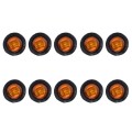 A5011 Amber Light 10 in 1 Truck Trailer LED Round Side Marker Lamp