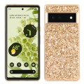 For Google Pixel 6 Glitter Powder Shockproof TPU Protective Phone Case(Gold)