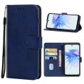 Leather Phone Case For ZTE Libero 5G II(Blue)
