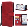 Leather Phone Case For Kyocera KY-51B(Red)
