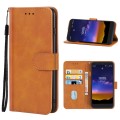 Leather Phone Case For Nokia 2 V Tella(Brown)