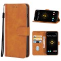 Leather Phone Case For HTC Exodus 1(Brown)