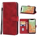 Leather Phone Case For UMIDIGI A3X(Red)