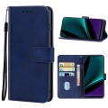 For Infinix Note 11 Pro Leather Phone Case(Blue)