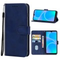 Leather Phone Case For Infinix Itel P37(Blue)