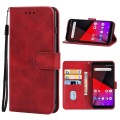 Leather Phone Case For Vodafone Smart X9(Red)