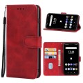 Leather Phone Case For Fujitsu Arrows WE F-51B(Red)