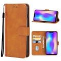 Leather Phone Case For Leagoo S9(Brown)