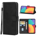 Leather Phone Case For Alcatel 1S 2021(Black)
