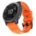 For Garmin Fenix 7 Silicone Watch Band(Orange)