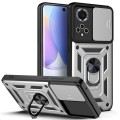 For Huawei nova 9 Sliding Camera Cover TPU+PC Phone Case(Silver)