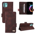For Motorola Edge 20 Lite / 20 Fusion Magnetic Clasp Leather Phone Case(Brown)
