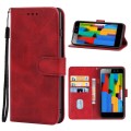 For Tecno S12 Leather Phone Case(Red)