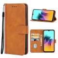 Leather Phone Case For Itel A58(Brown)
