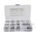 A6828 96 in 1 304 Stainless Steel Flat Head Single Hole Clevis Pins Assortment Kit