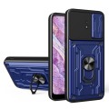 For Nokia C10 Sliding Camshield Card Phone Case(Blue)