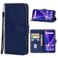 Leather Phone Case For Blackview Oscal C60(Blue)