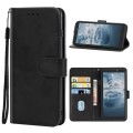 Leather Phone Case For Nokia C2 2nd Edition(Black)