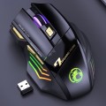 iMICE GW-X7 2.4G + Bluetooth Dual Mode 7-button Silent Rechargeable Wireless Gaming Mouse with Color
