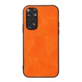 For Xiaomi Redmi Note 11 4G Global / Note 11S Two-color Litchi Texture Phone Case(Orange)