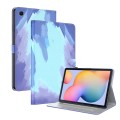 For Samsung Galaxy Tab S5e/T720/T725 Watercolor Pattern Flip Leather Tablet Case(Winter Snow)