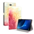 For Samsung Galaxy Tab A 10.1 2016/T580/T585 Watercolor Pattern Flip Leather Tablet Case(Spring Cher