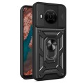For Nokia X100 Sliding Camera Cover Design TPU + PC Protective Phone Case(Black)