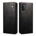 For Huawei nova 9 SE Oil Wax Crazy Horse Texture Leather Phone Case(Black)
