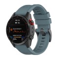 For Garmin Fenix 7X Quick Release Silicone Watch Band(Navy Blue)