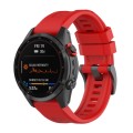 For Garmin Fenix 7X Quick Release Silicone Watch Band(Red)