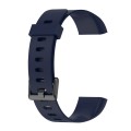 For Realme Band RMA199 Solid Color Silicone Watch Band(Ink Blue)