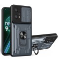 For OPPO Realme 9 Pro+ Sliding Camshield Card Phone Case(Grey)