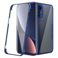 For Xiaomi 12 Pro 5G Acrylic + TPU 360 Degrees Full Coverage Shockproof Phone Case(Blue)