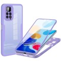 For Xiaomi Redmi Note 11 4G Global Acrylic + TPU 360 Degrees Full Coverage Shockproof Phone Case(Pur