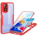 For Xiaomi Redmi Note 11 4G Global Acrylic + TPU 360 Degrees Full Coverage Shockproof Phone Case(Red