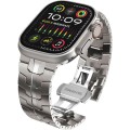 Steel Watch Band For Apple Watch Series 9&8&7 41mm / SE 3&SE 2&6&SE&5&4 40mm / 3&2&1 38mm(Titanium)
