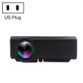 YG530 LED Small 1080P Wireless Screen Mirroring Projector, Power Plug:US Plug(Black)