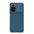 For Xiaomi Redmi Note 11S NILLKIN Black Mirror Series Camshield PC Phone Case(Blue)