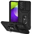 For Samsung Galaxy A73 5G Sliding Camshield Holder Phone Case(Black)