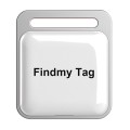 Findmy Tag Square Smart Bluetooth Anti- lost Alarm Locator Tracker(White)