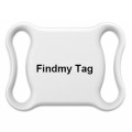Findmy Tag Special Shape Smart Bluetooth Anti- lost Alarm Locator Tracker(White)