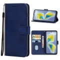 Leather Phone Case For TECNO Camon 18i(Blue)