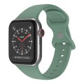 Butterfly Buckle Silicone Watch Band, Size: L For Apple Watch Ultra 49mm&Watch Ultra 2 49mm / Series